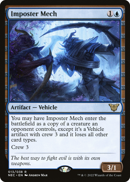 MAGIC: THE GATHERING  - Imposter Mech (NEC-013) - Neon Dynasty Commander