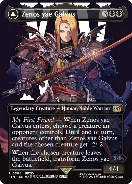 MAGIC: THE GATHERING  - Zenos yae Galvus (Borderless) (FIN-384) - FINAL FANTASY Foil
