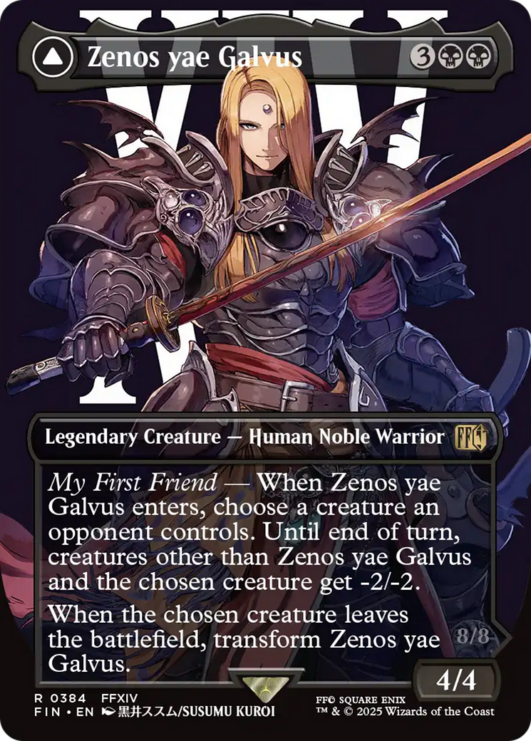 MAGIC: THE GATHERING  - Zenos yae Galvus (Borderless) (FIN-384) - FINAL FANTASY
