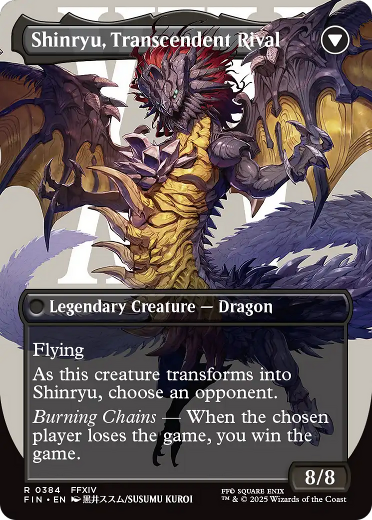 MAGIC: THE GATHERING  - Zenos yae Galvus (Borderless) (FIN-384) - FINAL FANTASY