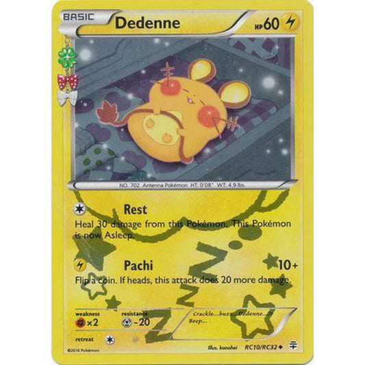 POKEMON TCG - DEDENNE RC10/RC32 GENERATIONS RADIANT COLLECTION