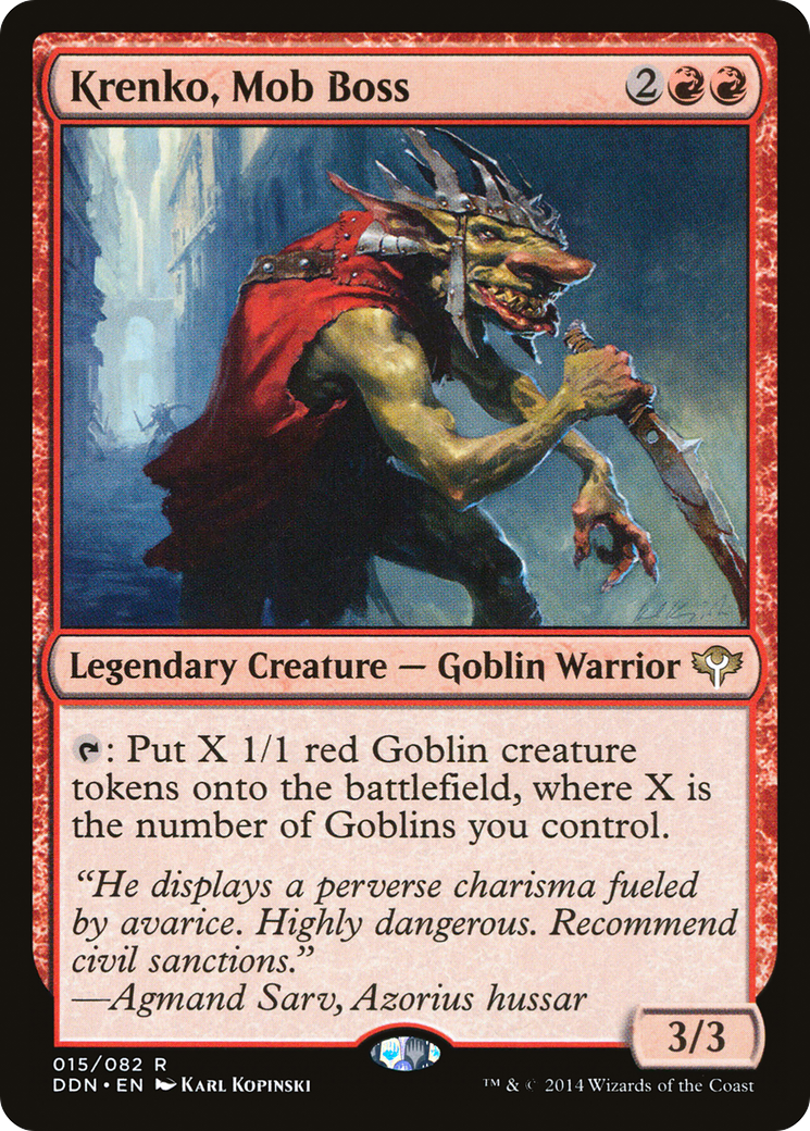 MAGIC: THE GATHERING  - Krenko, Mob Boss (DDN-015) - Duel Decks: Speed vs. Cunning