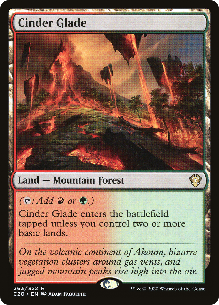 MAGIC: THE GATHERING  - Cinder Glade (C20-263) - Commander 2020