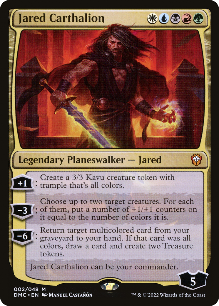 MAGIC: THE GATHERING  - Jared Carthalion (DMC-002) - Dominaria United Commander