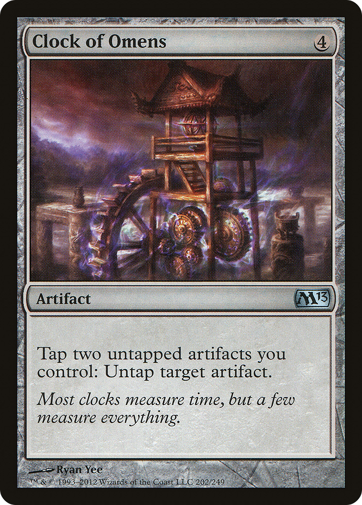 MAGIC: THE GATHERING  - Clock of Omens (M13-202) - Magic 2013
