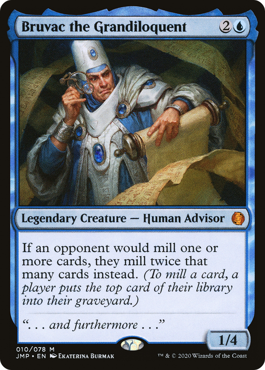 MAGIC: THE GATHERING  - Bruvac the Grandiloquent (JMP-010) - Jumpstart