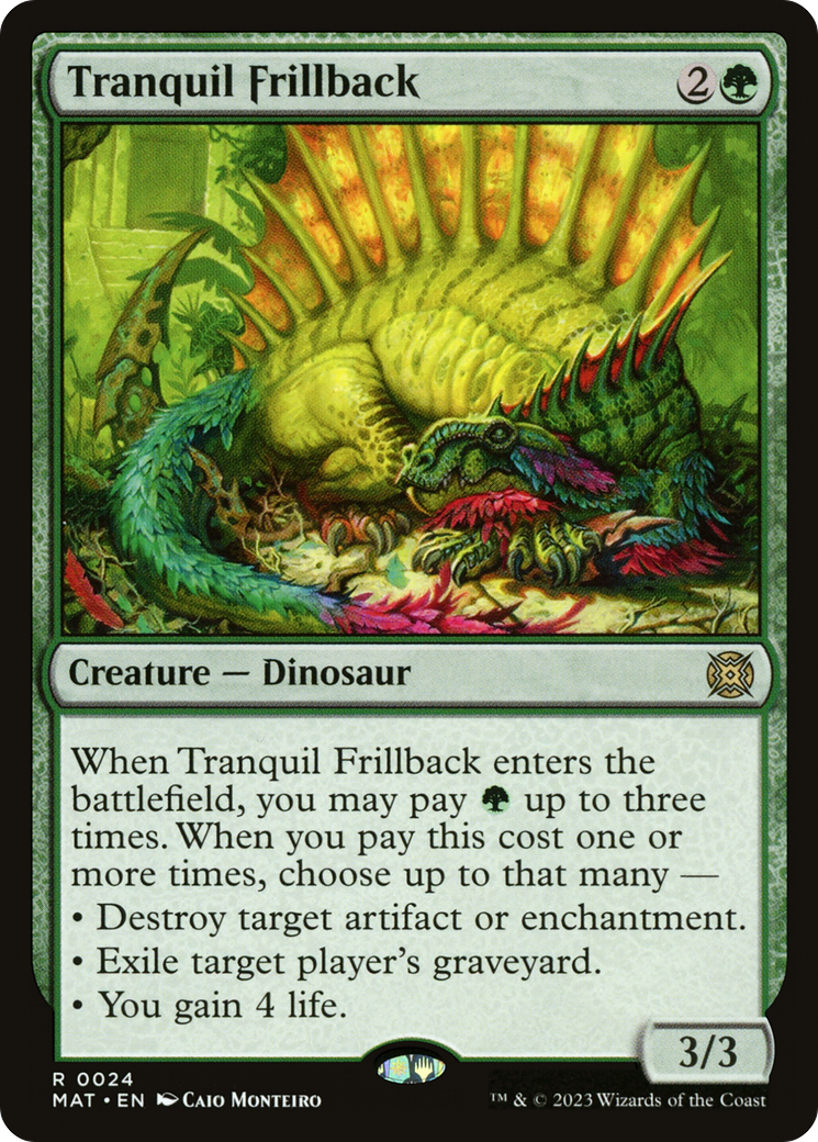 MAGIC: THE GATHERING  - Tranquil Frillback (MAT-024) - March of the Machine: The Aftermath