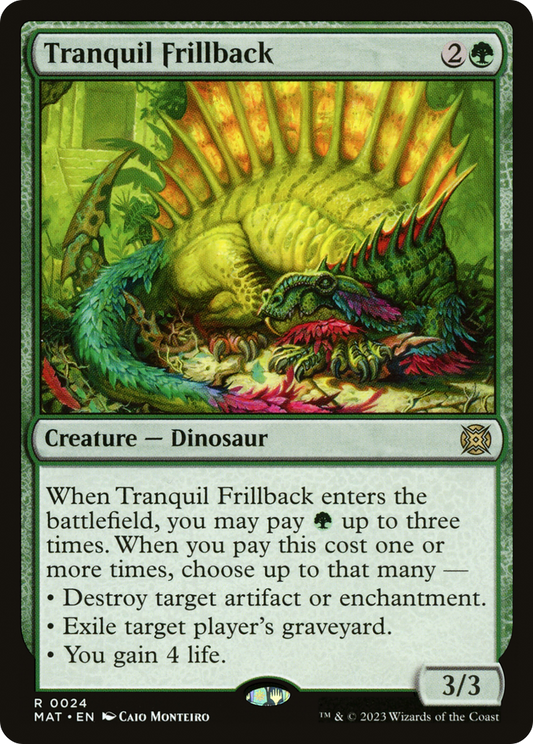 MAGIC: THE GATHERING  - Tranquil Frillback (MAT-024) - March of the Machine: The Aftermath