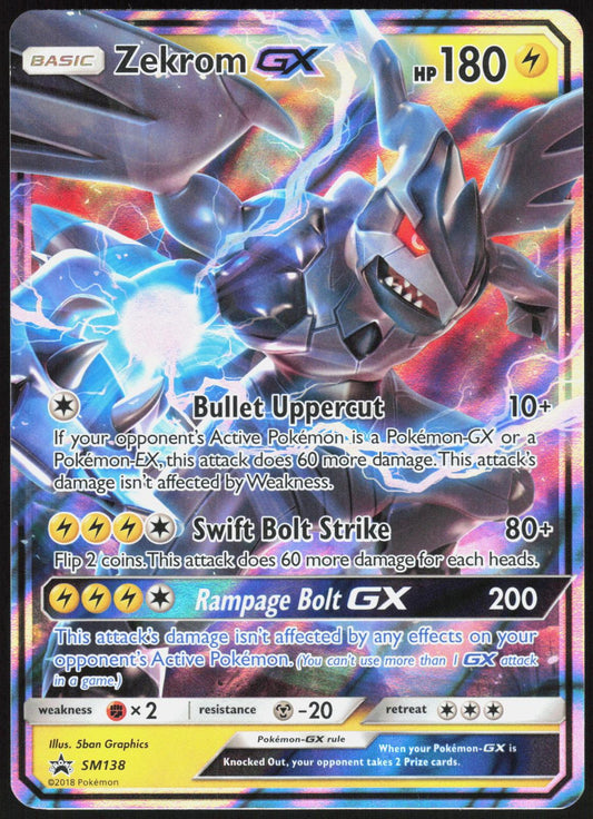 ZEKROM GX - SM138 SUN & MOON PROMO POKEMON PROMO LP