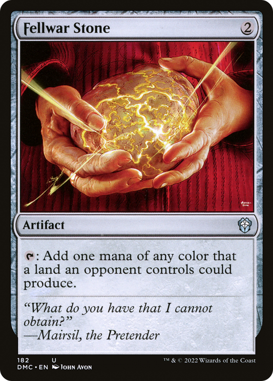 MAGIC: THE GATHERING  - Fellwar Stone (DMC-182) - Dominaria United Commander