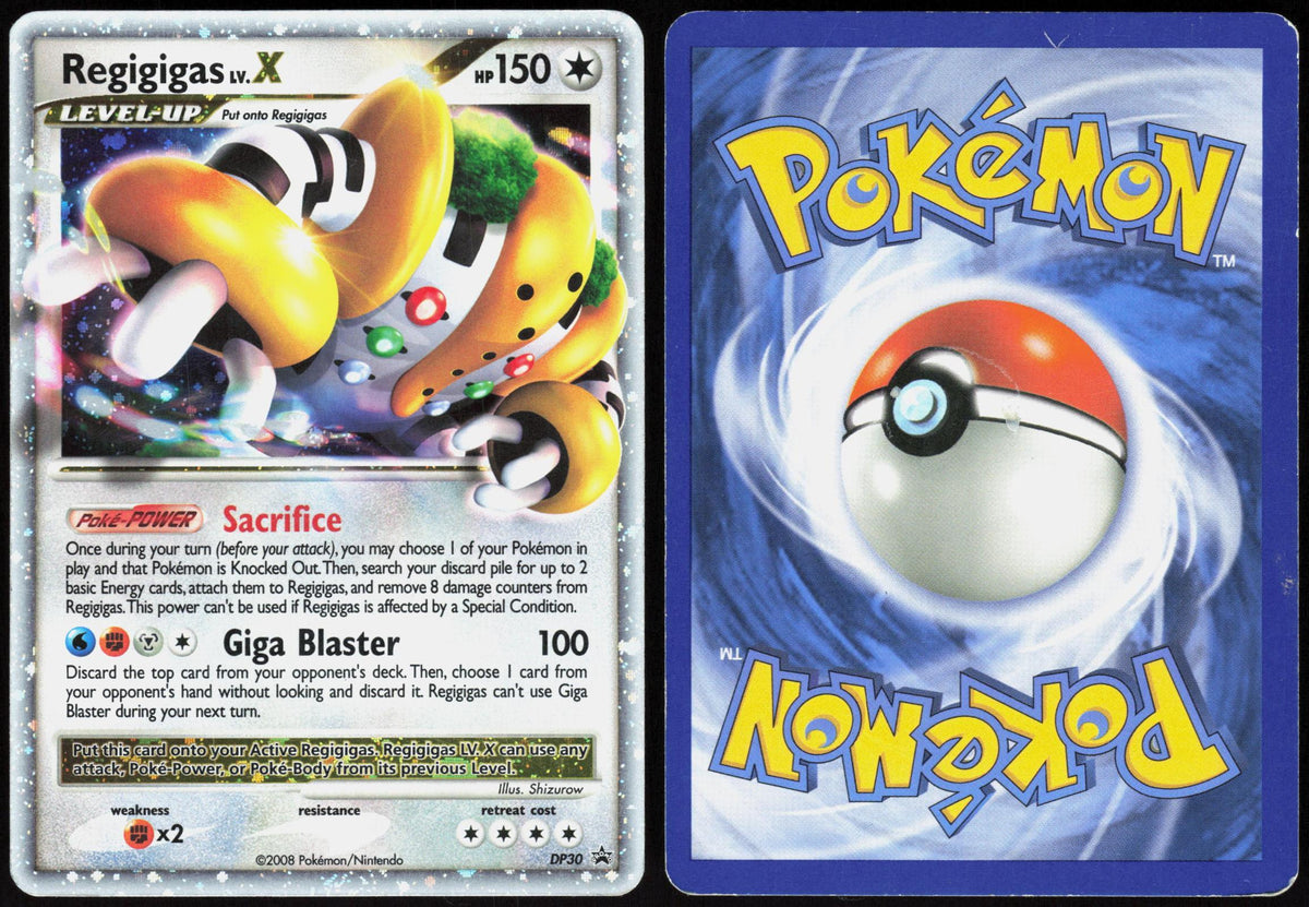 REGIGIGAS LV.X DP30 DIAMOND AND PEARL PROMOS POKEMON PROMO HOLO MP