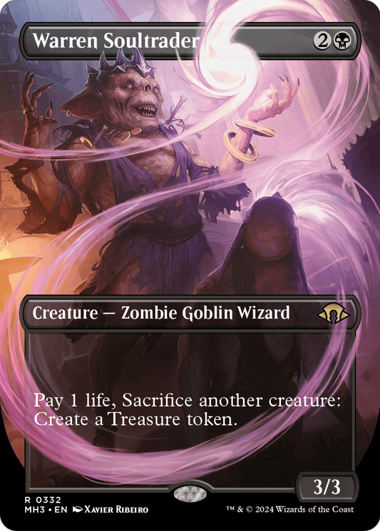 MAGIC: THE GATHERING  - Warren Soultrader (Borderless) (MH3-332) - Modern Horizons 3