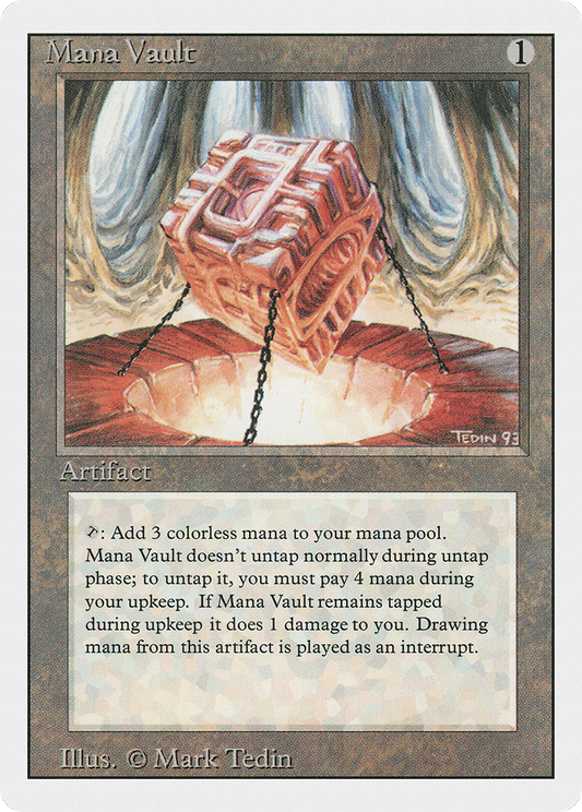 MAGIC: THE GATHERING  - Mana Vault (3ED-) - Revised Edition