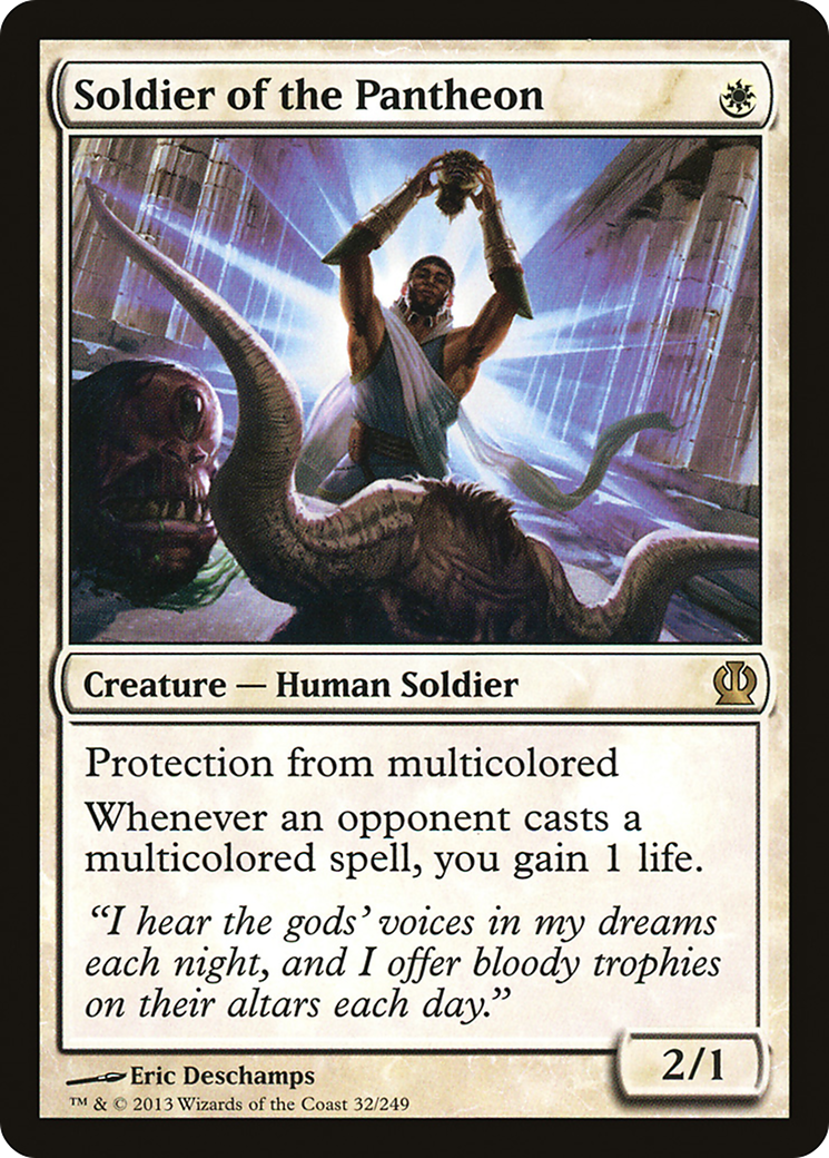MAGIC: THE GATHERING  - Soldier of the Pantheon (THS-032) - Theros