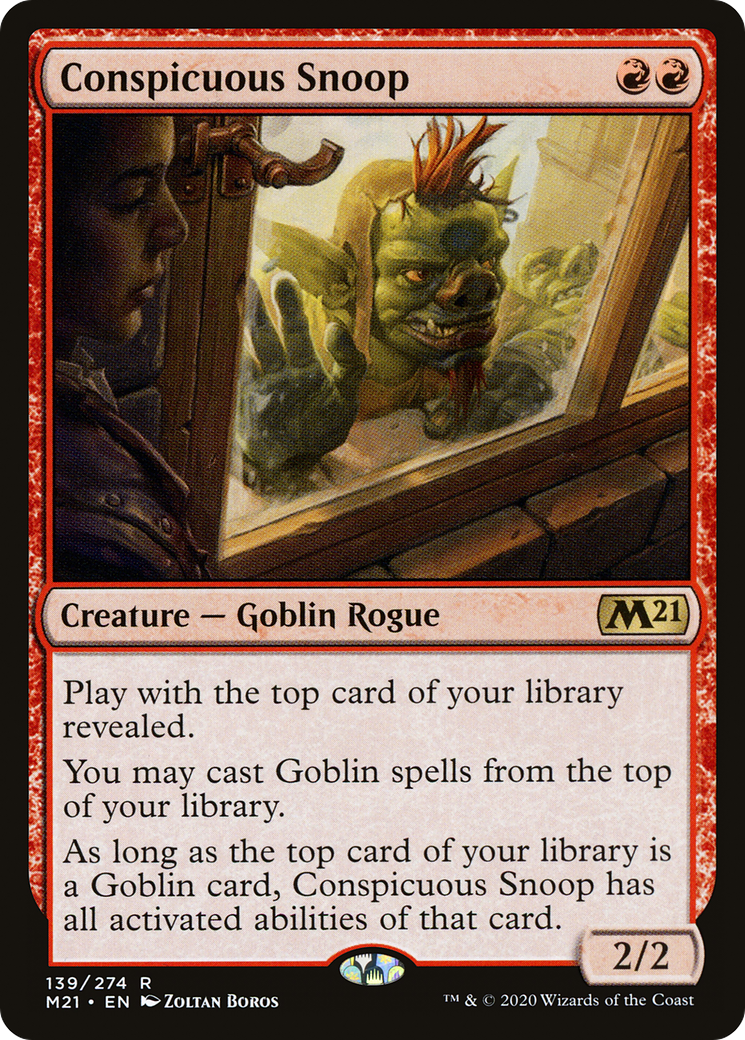 MAGIC: THE GATHERING  - Conspicuous Snoop (M21-139) - Core Set 2021