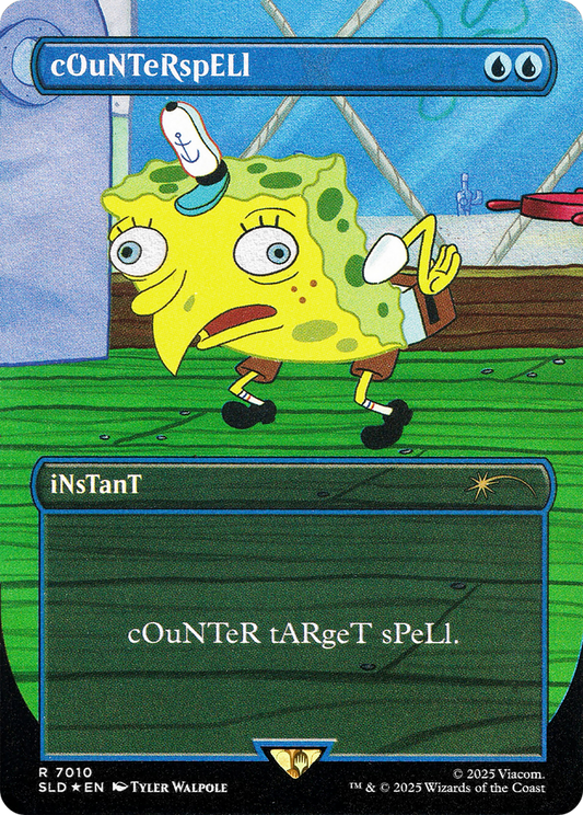 MAGIC: THE GATHERING  - cOuNTeRspELl (7010) (Rainbow Foil) (SLD-7010) - Secret Lair Drop (Borderless) Foil
