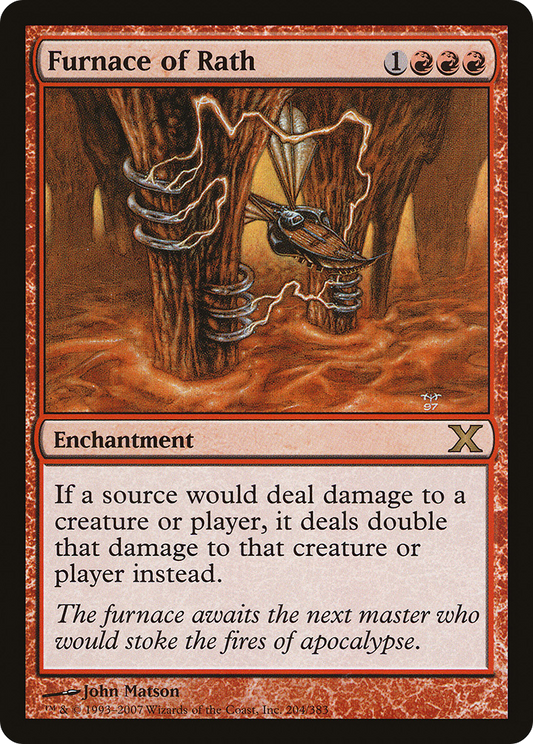 MAGIC: THE GATHERING  - Furnace of Rath (10E-204) - Tenth Edition