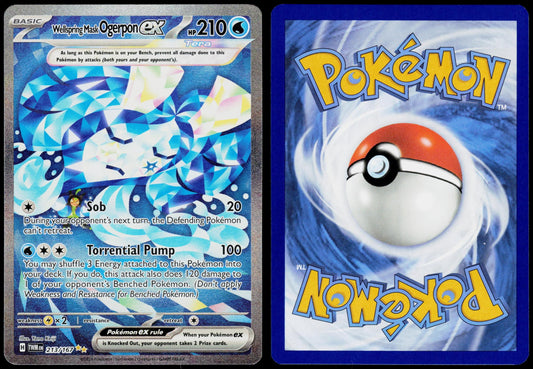 POKEMON WELLSPRING MASK OGERPON EX 213/167 TWILIGHT MASQUERADE