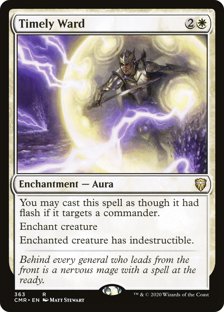 MAGIC: THE GATHERING  - Timely Ward (CMR-363) - Commander Legends