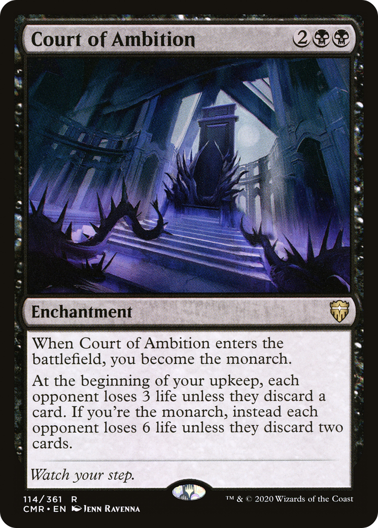 MAGIC: THE GATHERING  - Court of Ambition (CMR-114) - Commander Legends