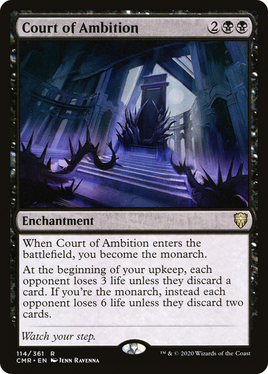 MAGIC: THE GATHERING  - Court of Ambition (CMR-114) - Commander Legends