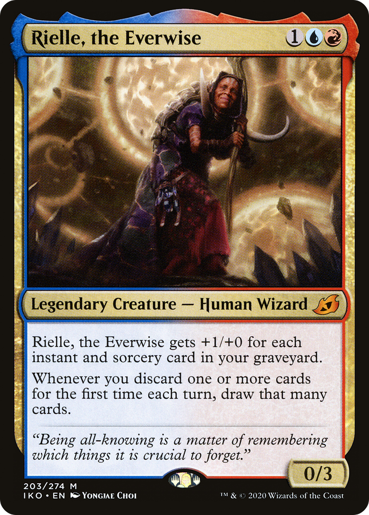 MAGIC: THE GATHERING  - Rielle, the Everwise (IKO-203) - Ikoria: Lair of Behemoths Foil