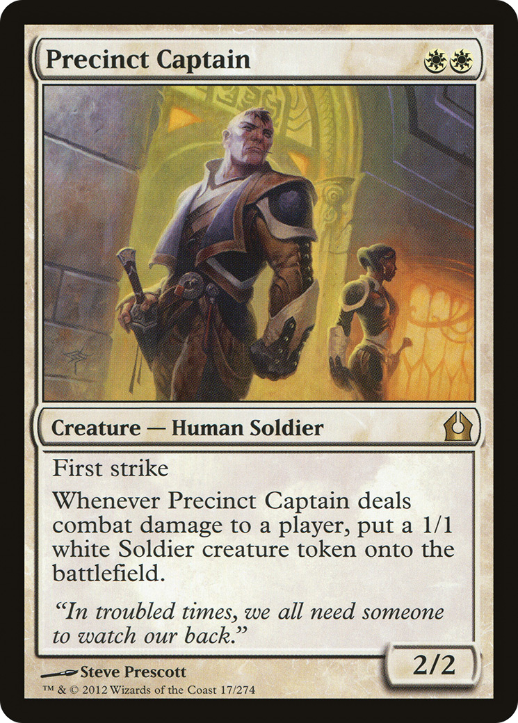 MAGIC: THE GATHERING  - Precinct Captain (RTR-017) - Return to Ravnica Foil