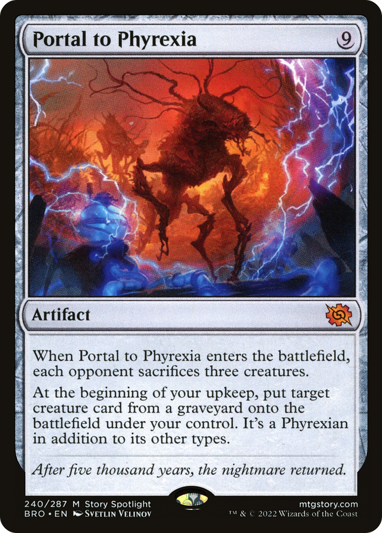 MAGIC: THE GATHERING  - Portal to Phyrexia (BRO-240) - The Brothers' War Foil