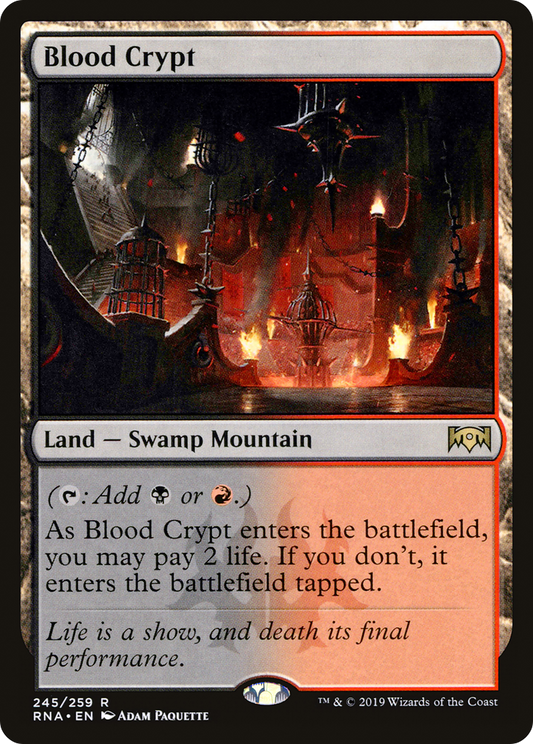 MAGIC: THE GATHERING  - Blood Crypt (RNA-245) - Ravnica Allegiance