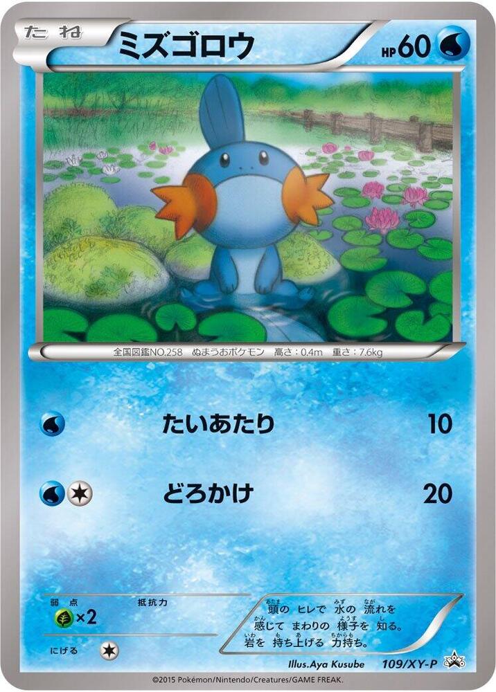 POKEMON TCG - MUDKIP 109/XY-P JAPANESE PROMO