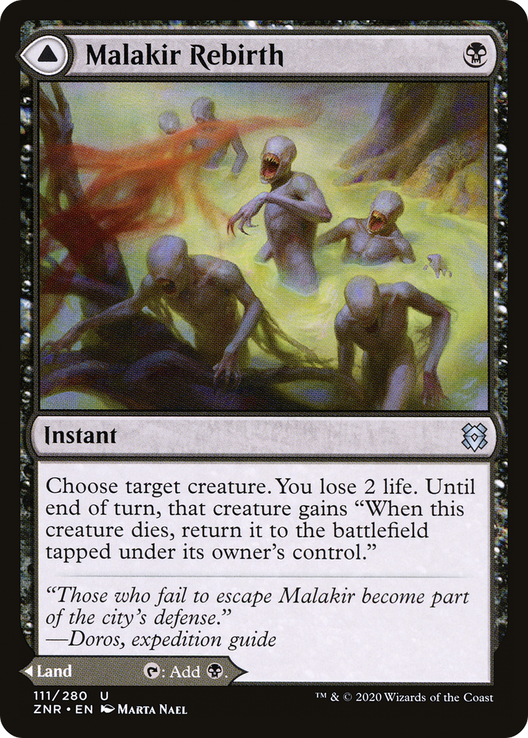 MAGIC: THE GATHERING  - Malakir Rebirth (ZNR-111) - Zendikar Rising Foil