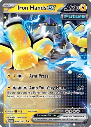 POKEMON TCG - Iron Hands ex 031/131 SV Prismatic Evolutions - Double Rare
