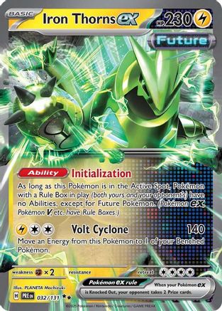 POKEMON TCG - Iron Thorns ex 032/131 SV Prismatic Evolutions - Double Rare