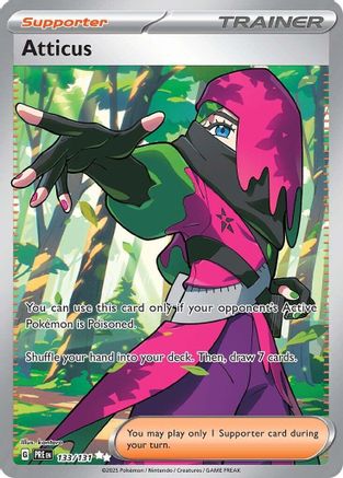 POKEMON TCG - Atticus 133/131 SV Prismatic Evolutions - Ultra Rare
