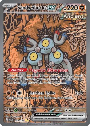 POKEMON TCG - Sandy Shocks ex 159/131 SV Prismatic Evolutions - Special Illustration Rare