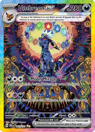 POKEMON TCG - Umbreon ex 161/131 SV Prismatic Evolutions - Special Illustration Rare