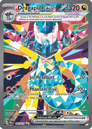 POKEMON TCG - Dragapult ex 165/131 SV Prismatic Evolutions - Special Illustration Rare