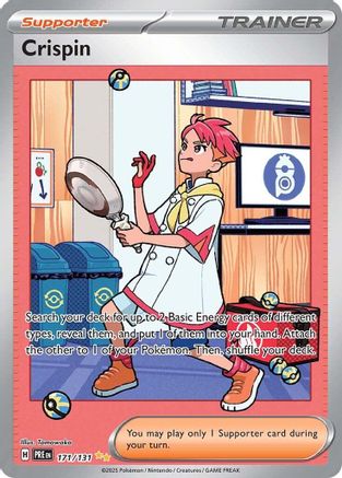 POKEMON TCG - Crispin 171/131 SV Prismatic Evolutions - Special Illustration Rare