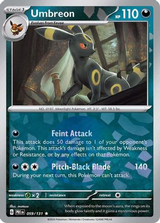 POKEMON TCG - Umbreon (Poke Ball Pattern) 059/131 SV Prismatic Evolutions - Rare