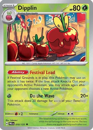 POKEMON TCG - Dipplin (Master Ball Pattern) 010/131 SV Prismatic Evolutions - Uncommon