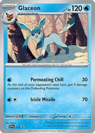 POKEMON TCG - Glaceon 171 SV Scarlet & Violet Promo Cards - Promo