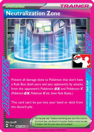 POKEMON TCG - Neutralization Zone 060 Prize Pack Series Cards - ACE SPEC Rare