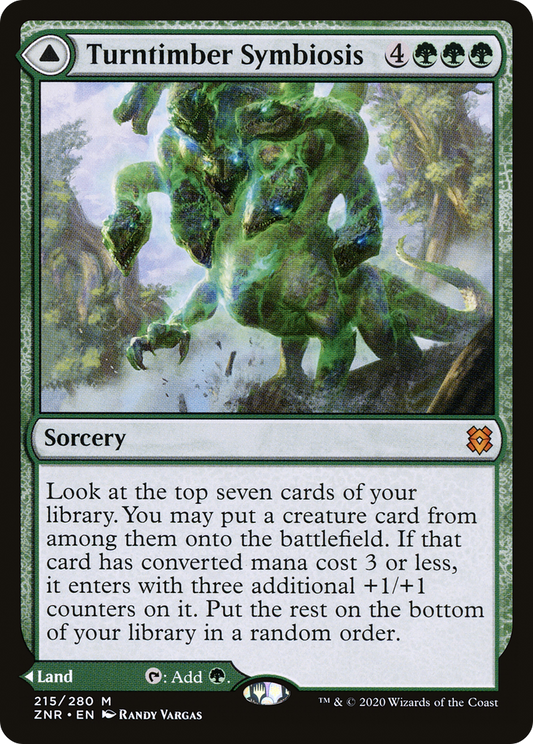 MAGIC: THE GATHERING  - Turntimber Symbiosis (ZNR-215) - Zendikar Rising