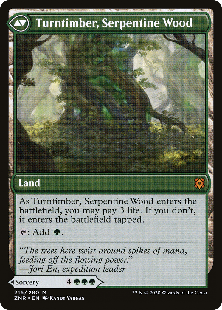 MAGIC: THE GATHERING  - Turntimber Symbiosis (ZNR-215) - Zendikar Rising