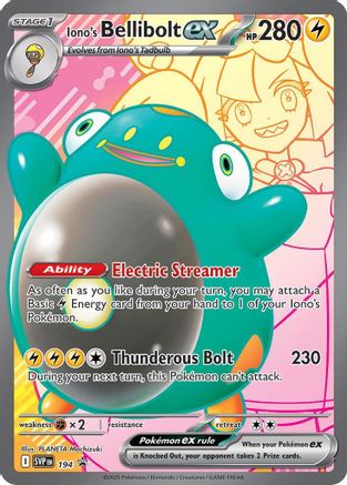 POKEMON TCG - Iono's Bellibolt ex 194 SV Scarlet & Violet Promo Cards - Promo