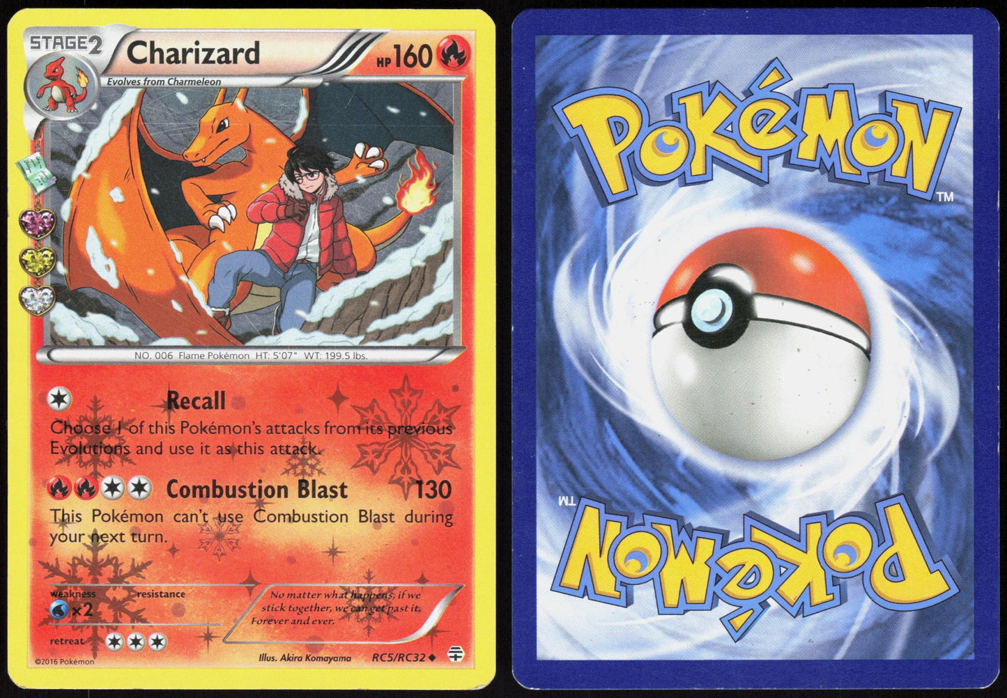 CHARIZARD RC5/RC32 GENERATIONS POKEMON UNCOMMON LP