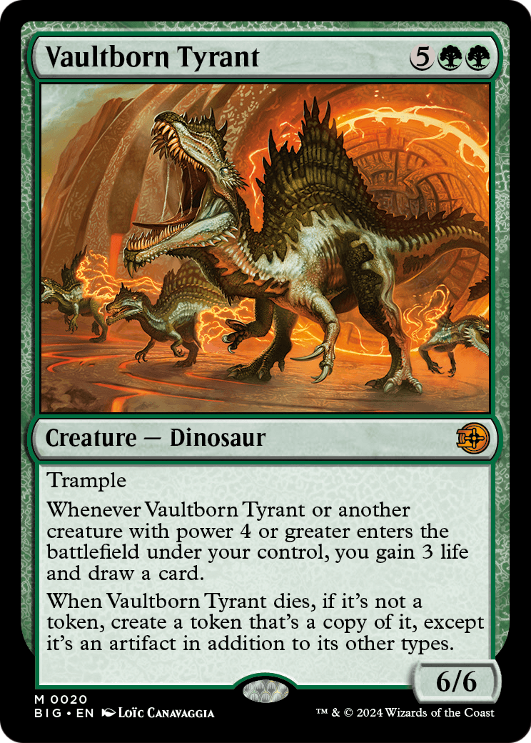 MAGIC: THE GATHERING  - Vaultborn Tyrant (BIG-020) - The Big Score Foil