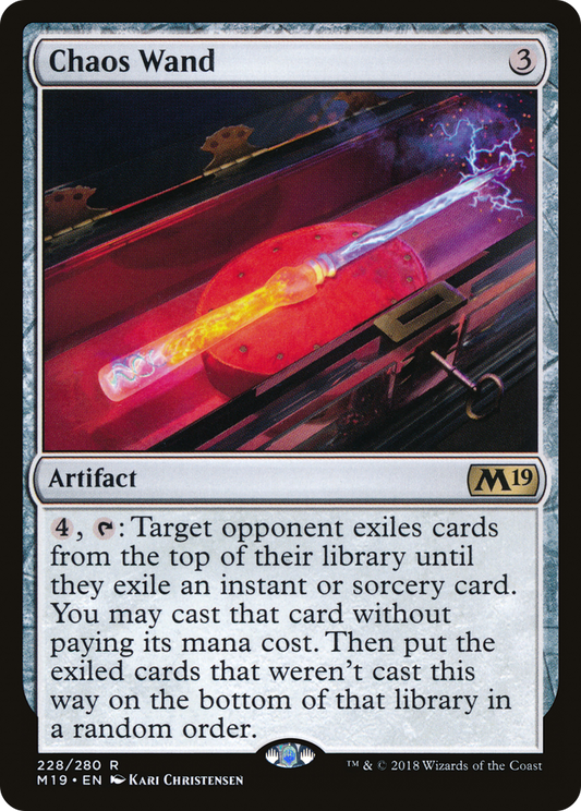 MAGIC: THE GATHERING  - Chaos Wand (M19-228) - Core Set 2019