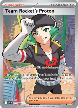 POKEMON TCG - Team Rocket's Proton 227/182 SV10 Destined Rivals - Ultra Rare