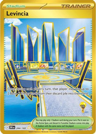 POKEMON TCG - Levincia 244/182 SV10 Destined Rivals - Hyper Rare